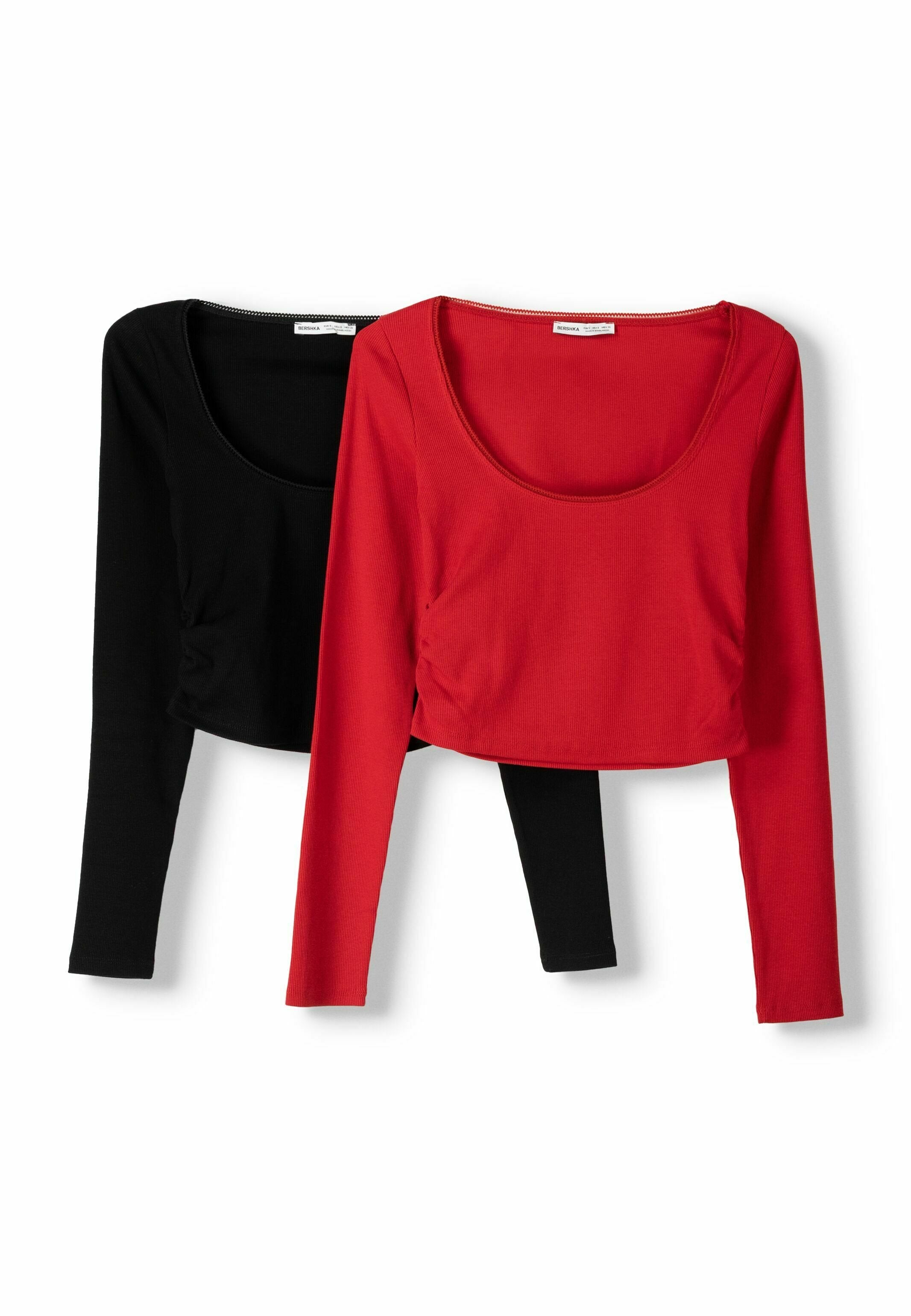 Bershka 2 PACK SCOOP NECK