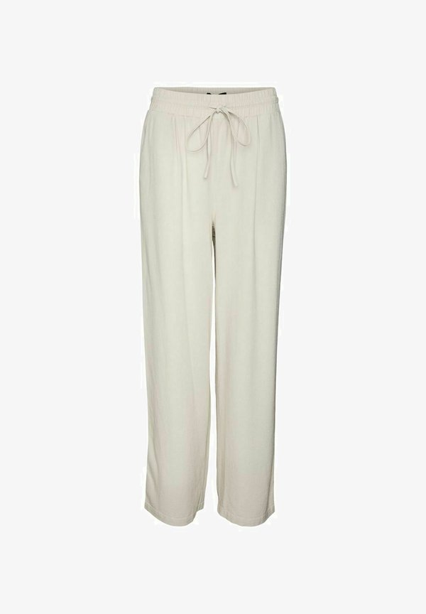Vero Moda Wide-leg VMJESMILO Mid waist - Tracksuit bottoms - silver lining