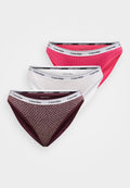 Calvin Klein Underwear MODERN LOGO 3 PACK  - Briefs - innuendo/dark berry