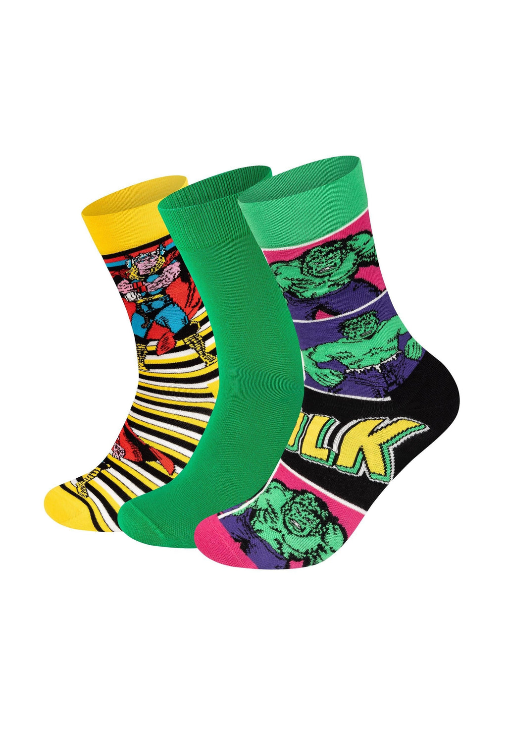 Happy Socks 3-PACK MARVEL  HULK-THOR