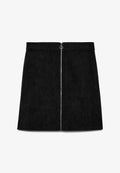 Vero Moda VMVIENNA High waist Corduroy Midi - A-line skirt - black