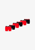 Puma 6ER PACK - Boxer briefs - black red