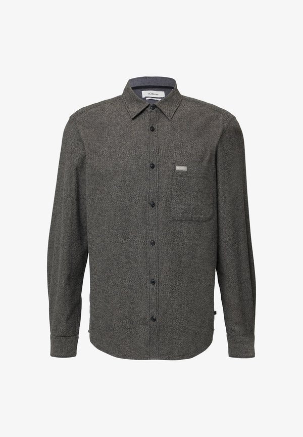 s.Oliver Shirt - schwarz