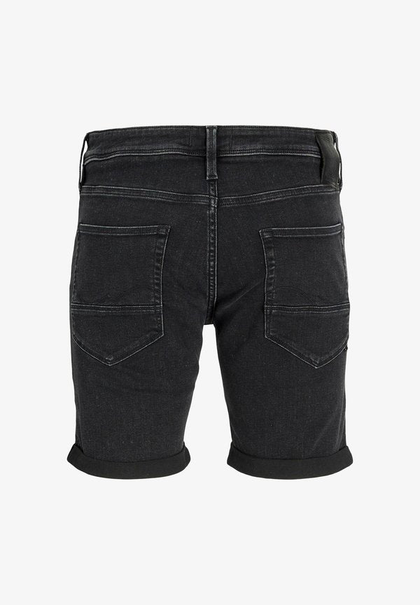 Jack & Jones Denim Regular Fit - Denim shorts - black denim