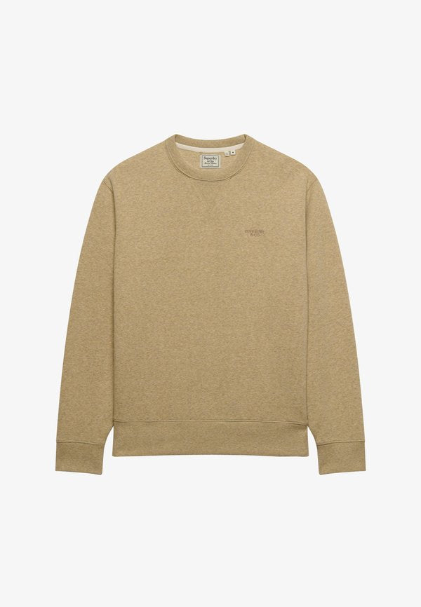 Superdry & Co SUPERDRY ESSENTIAL STACKED LOGO CREW SWEATSHIRT.. - Sweatshirt - pumice stone beige marl