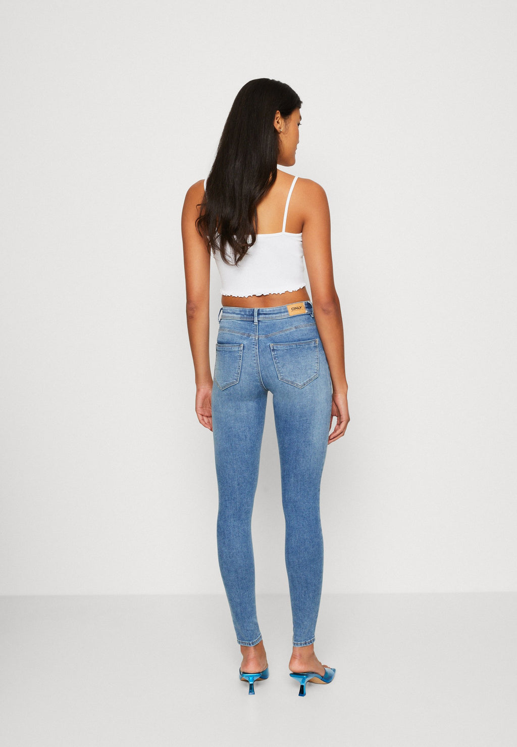 ONLY Skinny fit ONLWAUW Mid waist
