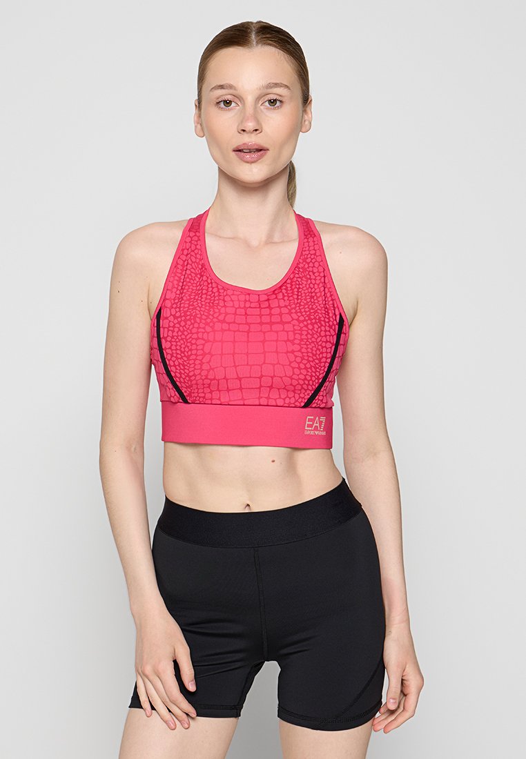 EA7 Emporio Armani Sport-BH mit mittlerer Stützkraft Media 1