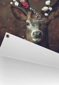 Orange Wallz FLORAL DEER