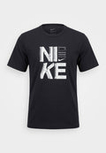 Nike Performance HYVERSE FILL - Sports T-shirt - black/white