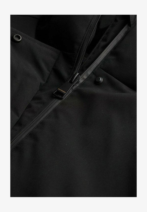 Superdry & Co CITY FISHTAIL PADDED - Winter coat - black