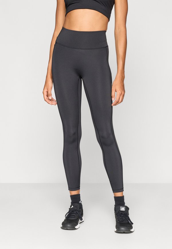 adidas Performance OPTIME WORKOUT 3 STRIPES 7/8 - Leggings - black