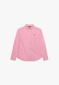 Superdry & Co OXFORD LONG SLEEVE - Button-down blouse - punch pink