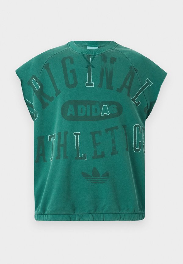 adidas Originals CUT OFF  - Print T-shirt - collegiate green