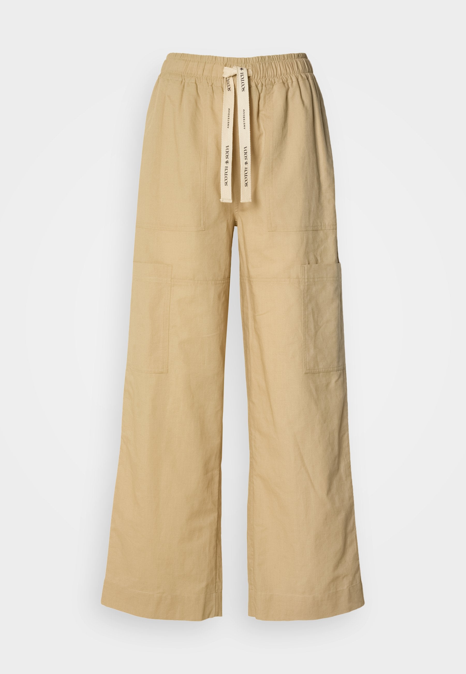 Scotch & Soda NOA HIGH RISE WIDE LEG RELAXED PULL ON PANTS