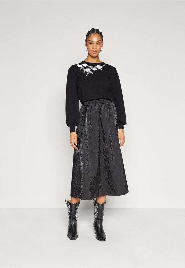 VILA VIMABELLE MIDI VOLUME SKIRT
