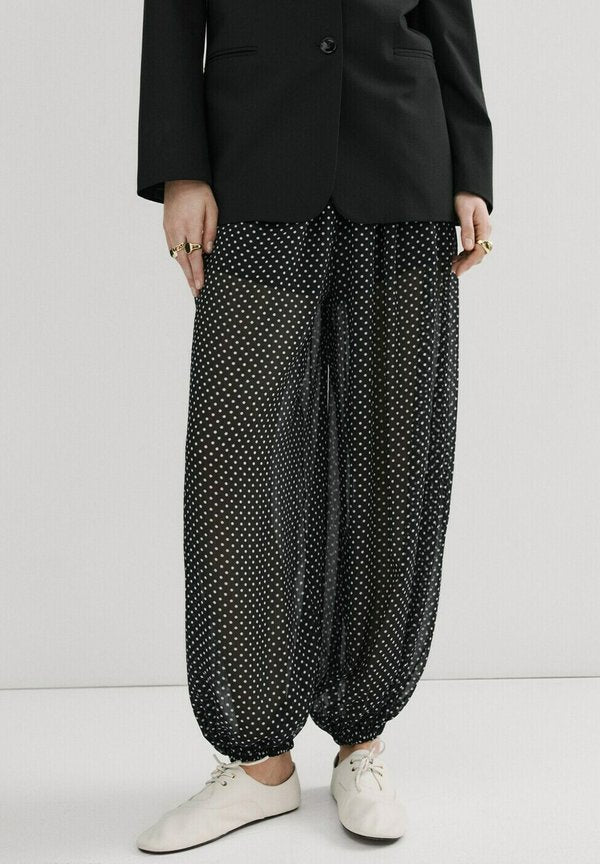 Mango ADULT - Trousers - black
