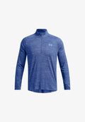 Under Armour TECH TEXTURED - Long sleeved top - tech blue