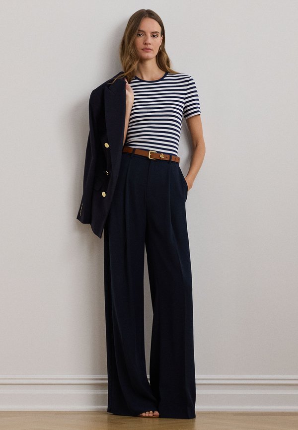 Lauren Ralph Lauren DOUBLE-FACED GEORGETTE WIDE-LEG PANT