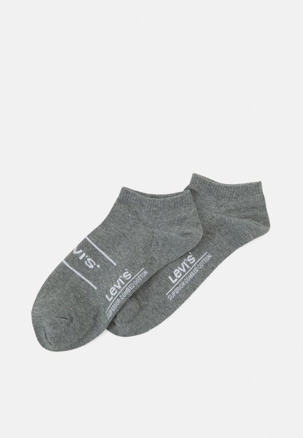 Levi's® LOW CUT SPORT UNISEX 2 PACK  - Sneaker socks - grey melange