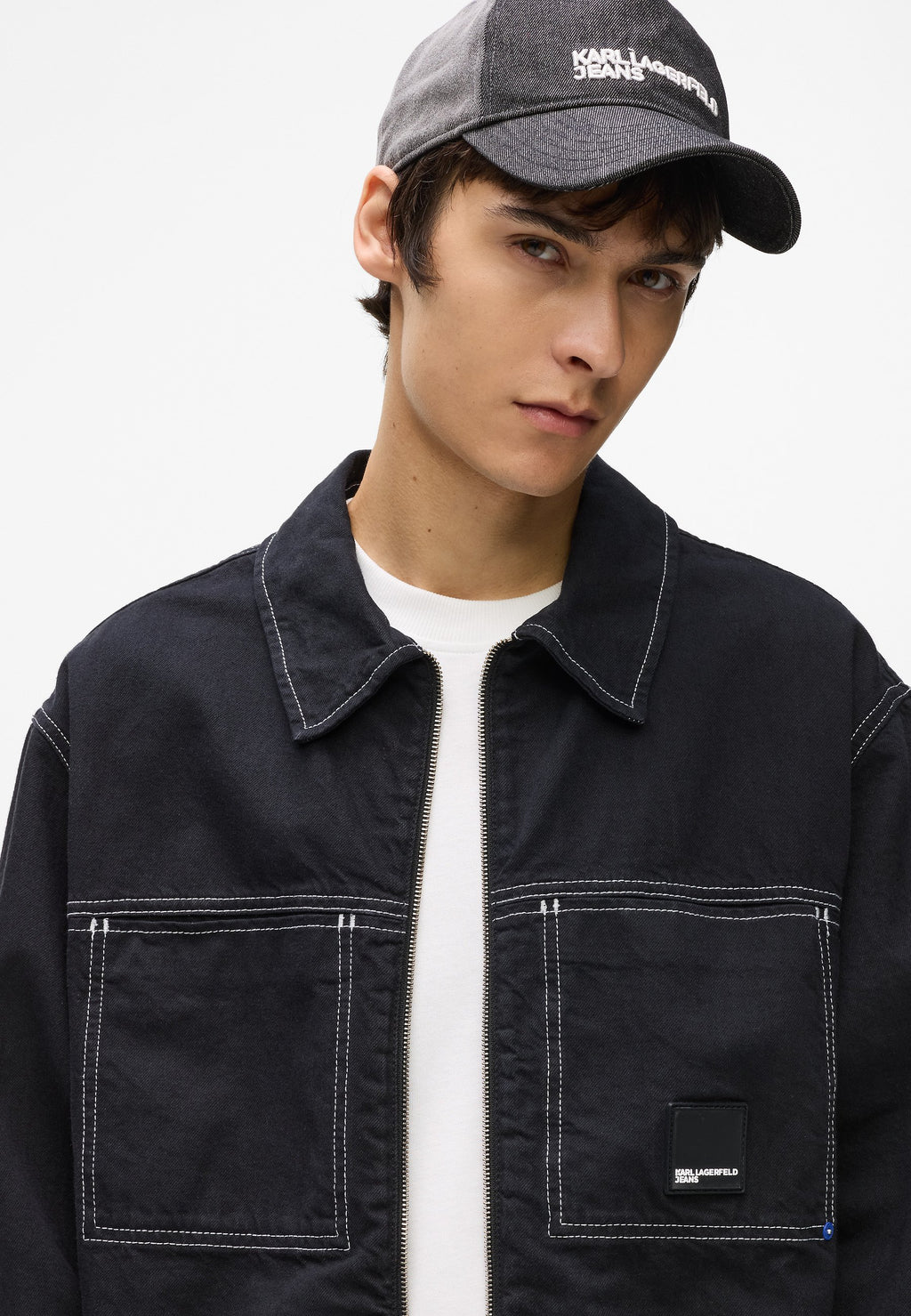 CONTRAST STITCH JACKET Media 5