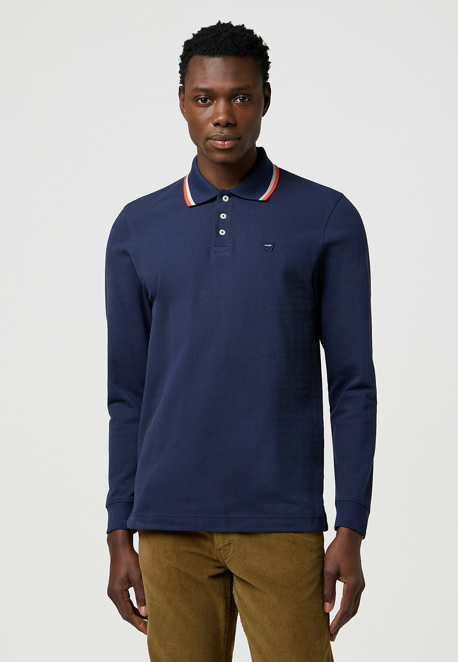 Wrangler LONG SLEEVE LS_POLO_SHIRT FOR MENS - REGULAR FIT .