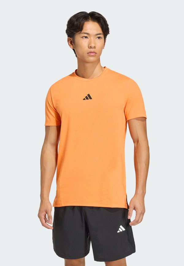 adidas Performance D4T WORKOUT - Sports T-shirt - pure orange