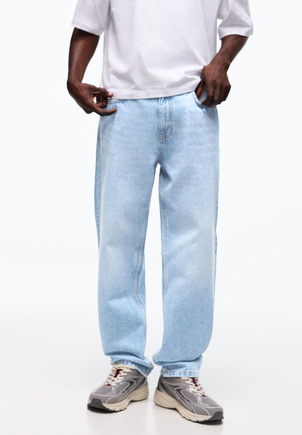Bershka Straight leg jeans - light blue