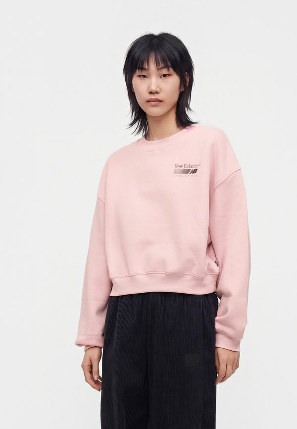 New Balance CREW - Sweatshirt - pink chalk