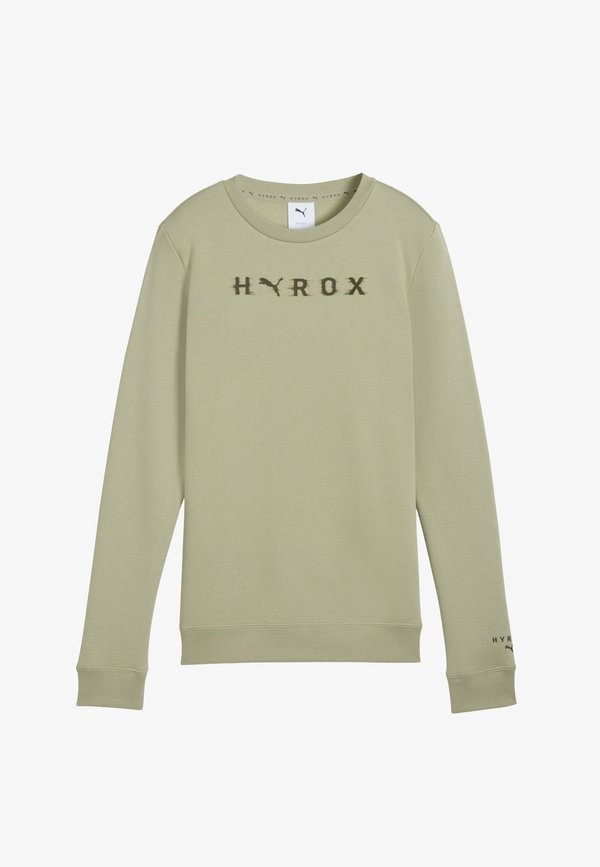 Puma X HYROX HEAVYWEIGHT RUNDHALS - Sweatshirt - lux army