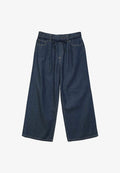 Vero Moda Wide-fit VMVALERIA Mid rise Wide Leg Fit - Flared Jeans - dark blue denim
