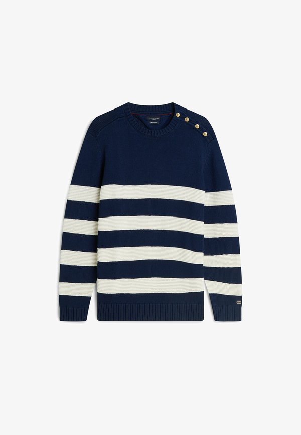 Tommy Hilfiger Jumper - carbon navy ivory petal