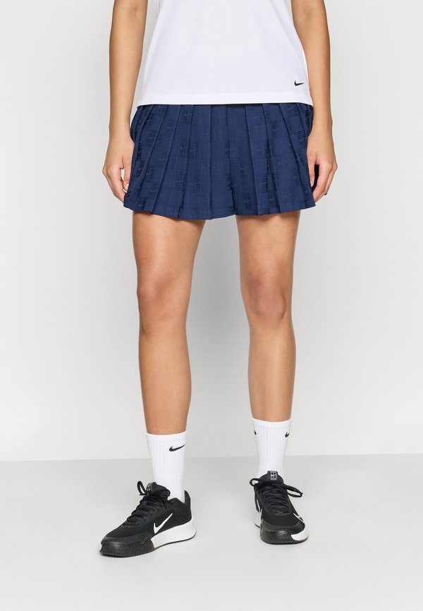 Nike Performance NIKECOURT SHORT HERITAGE - Sports shorts - midnight navy