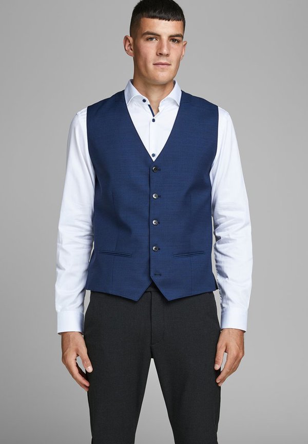 Jack & Jones Waistcoat - medieval blue
