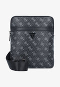 Guess MILANO FLAT - Cross body bag - dark black