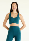 New Balance High support sports bra - medusa green