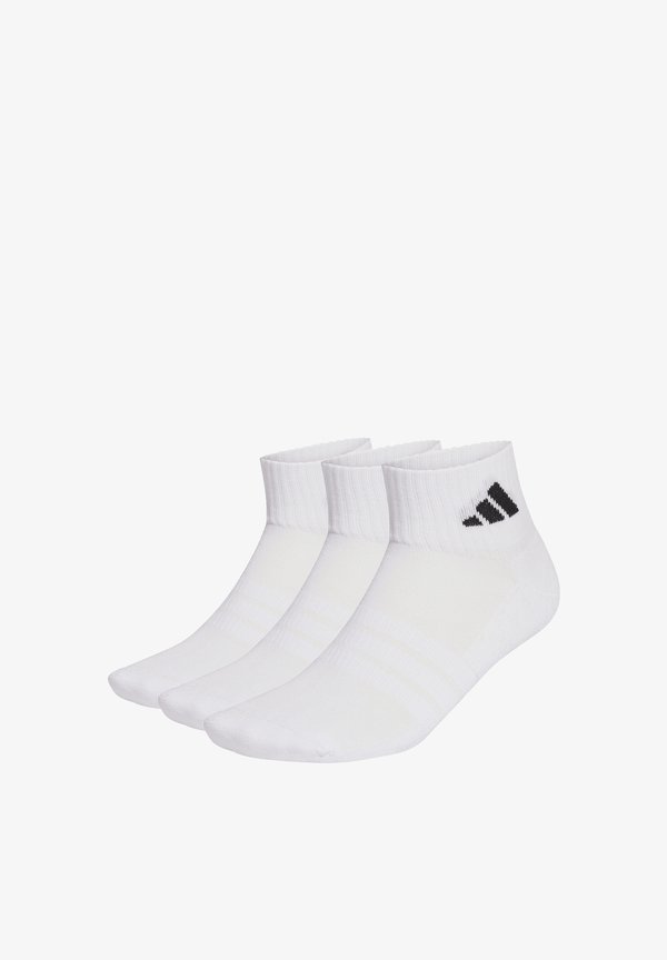 adidas Performance CUSHIONED SPORTSWEAR ANKLE UNISEX 3 PACK - Sneaker socks - white/white/black