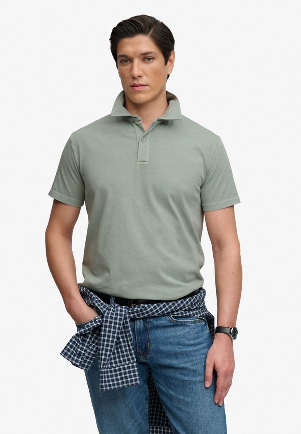 Superdry & Co SUPERDRY ESSENTIAL JERSEY POLO SHIRT.. - Polo shirt - slate grey