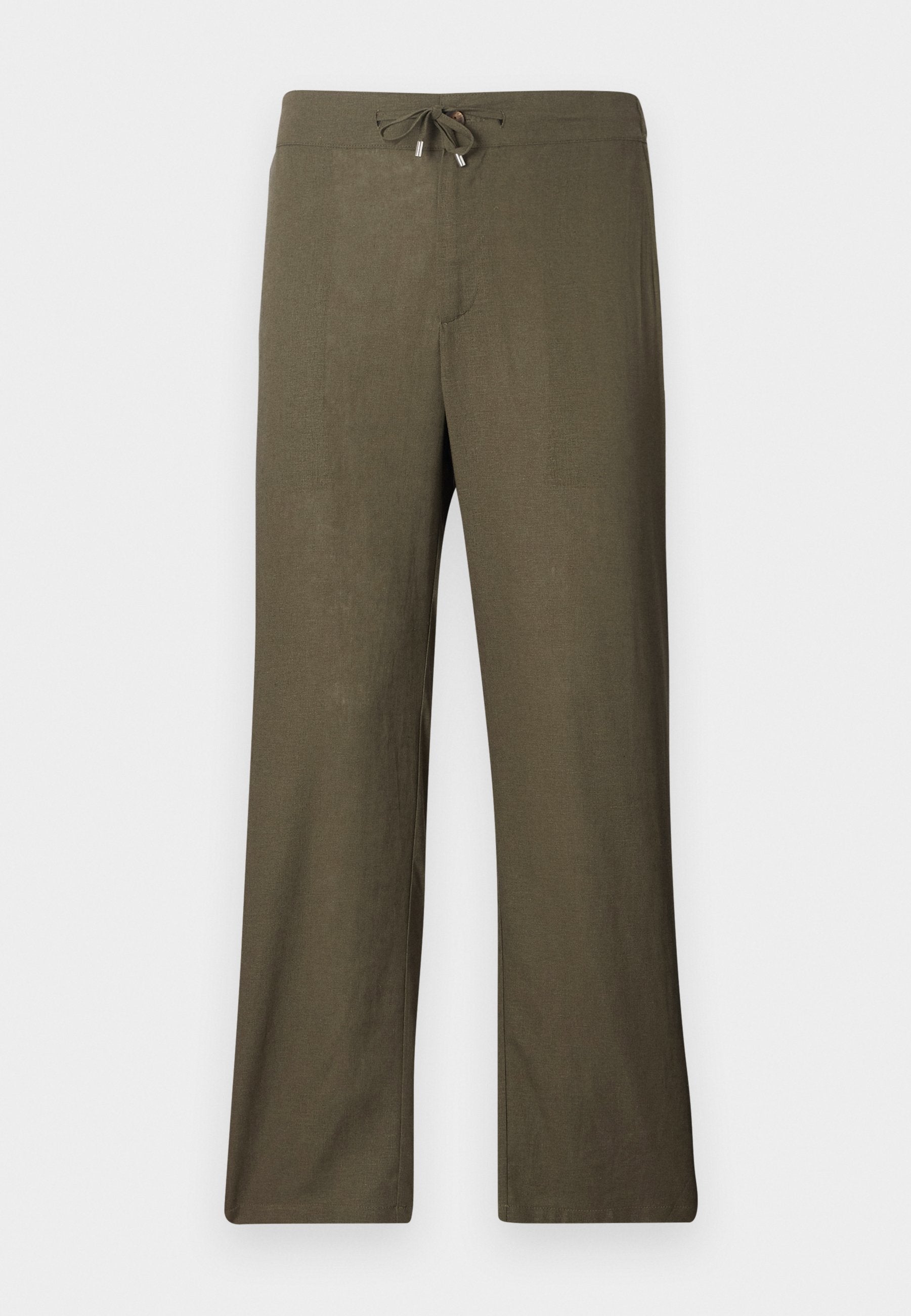 Essential Collective LINEN TROUSERS WITH DRAWSTRING PLEATS