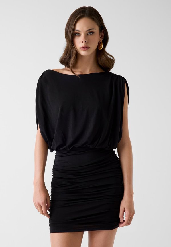 Guess BODYCON MINI DRESS - Jersey dress - schwarz
