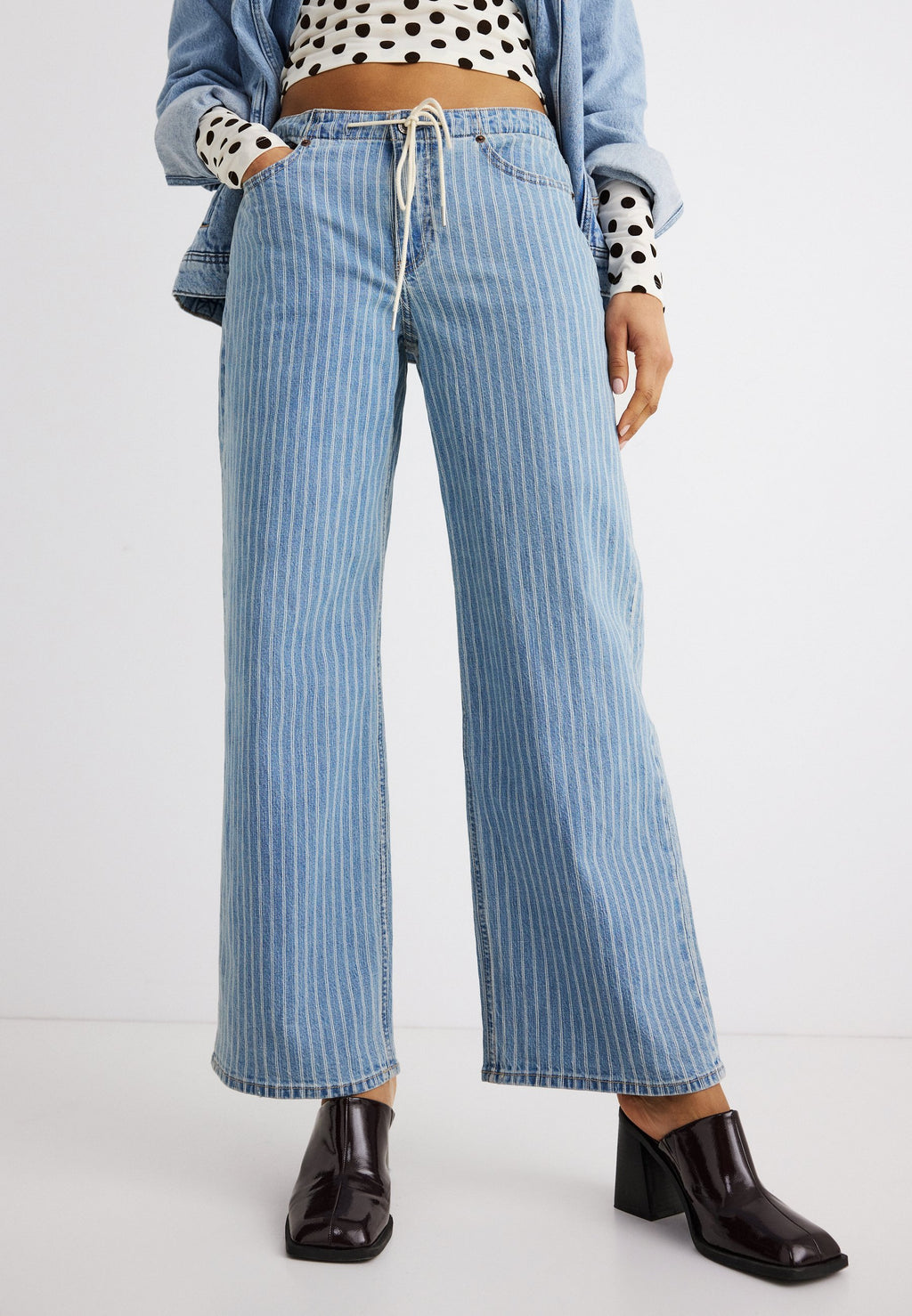 Abercrombie & Fitch LASER STRIPE LIGHTWEIGHT ULTRA LOOSE