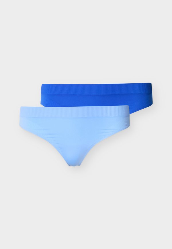 Puma WOMEN SPORT STRING 2 PACK - Thong - blue/light blue