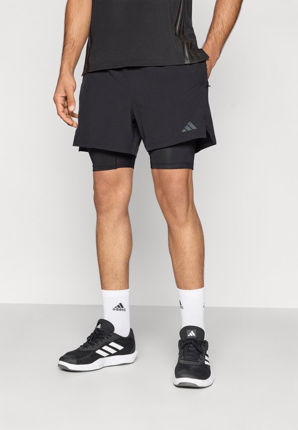 adidas Performance D4T WORKOUT SHORTS - Sports shorts - black