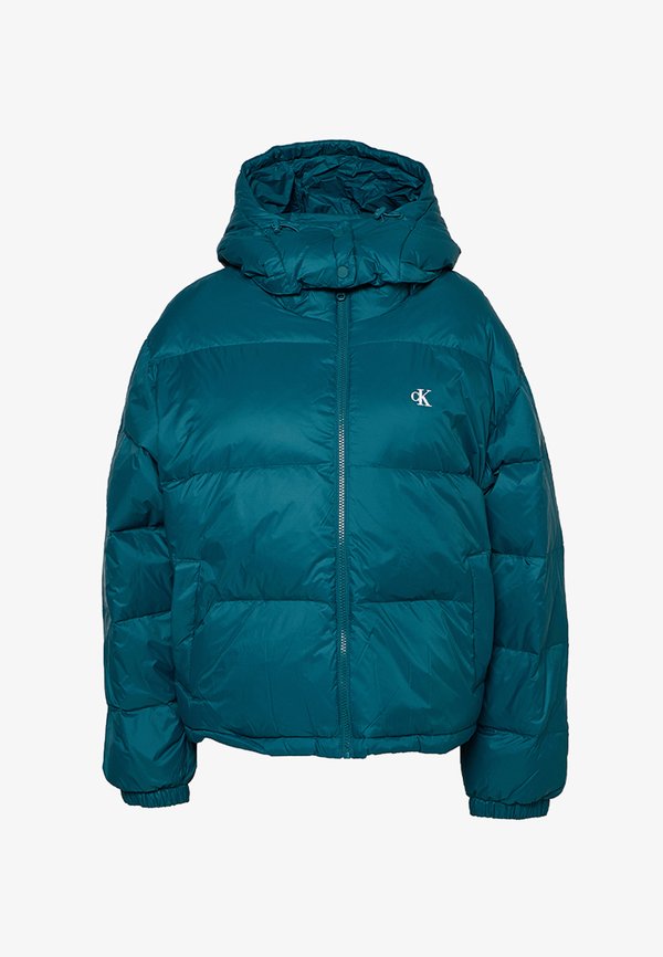Calvin Klein Jeans ESSENTIAL MIDWEIGHT PUFFER JACKE - Down jacket - teal