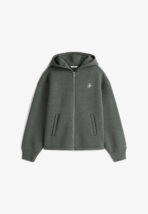 Tommy Hilfiger Zip-up sweatshirt - med grey heather