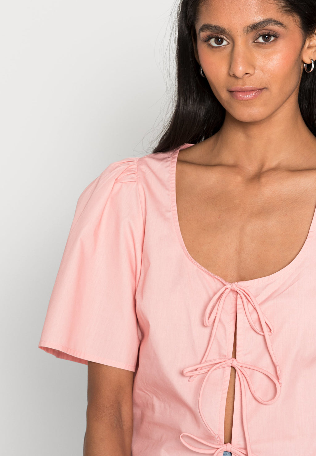 Abercrombie & Fitch EASY TIE FRONT POPLINFASHION