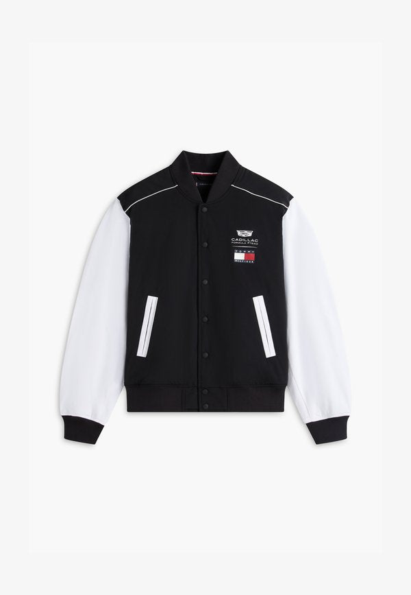 Tommy Hilfiger TH X CADILLAC FORMULA 1 TEAM BOMBER JACKET UNISEX - Bomber Jacket - black/white