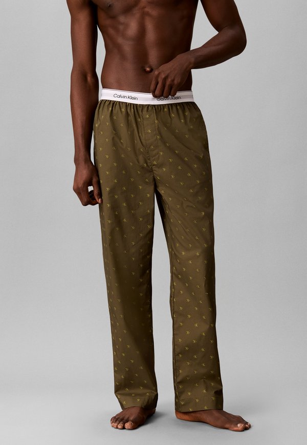Calvin Klein Underwear SLEEP PANT - Pyjama bottoms - olive