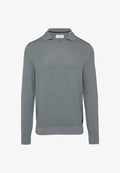 s.Oliver STRUKTURIERTER - Long sleeved top - schiefergrau