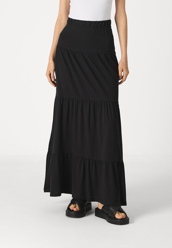 Vero Moda VMMIA LONG SKIRT - Maxi skirt - black