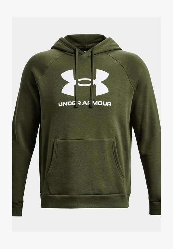 Under Armour RIVAL LOGO - Hoodie - marine od green